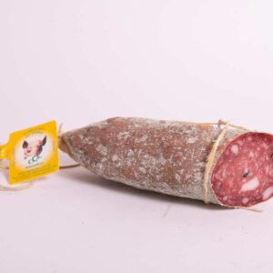 Local salami with lard
